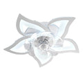 IRALAN - Ventilador de techo moderno con luz LED, control remoto y 6 velocidades.