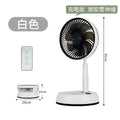 Ventilador plegable portátil, Enfriador de aire con Control remoto USB de 6000mAh, ventilador de pie inalámbrico recargable silencioso para el hogar al aire libre