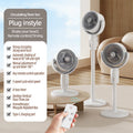Ventilador de circulación de aire, ventilador oscilante recargable, soporte de ajuste de cinco engranajes, ventilador de circulación de aire doméstico de altura ajustable