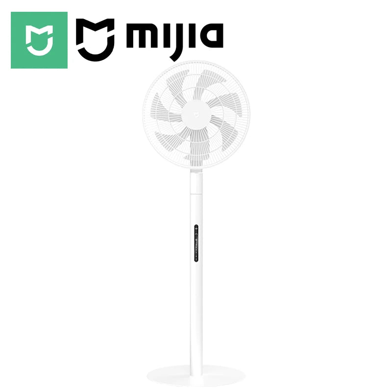 Ventilador de Pie MIJIA DC Inverter Pro, Ultrafino y Retráctil, con Caja de Almacenamiento, Ventilador Eléctrico Inteligente, 100 Ajustes de Flujo de Aire