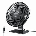 GAIATOP Ventilador de escritorio Ventilador USB portátil 90 °   Ventilador de refrigeración ajustable silencioso ajuste de 3 velocidades ultra silencioso adecuado para el hogar escritorio Oficina